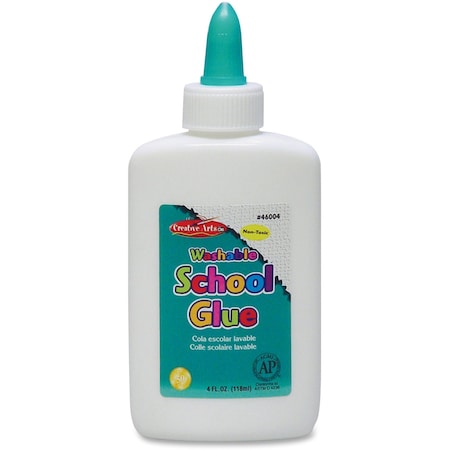 Charles Leonard Economy Washable School Glue, 4 oz, PK24 46004